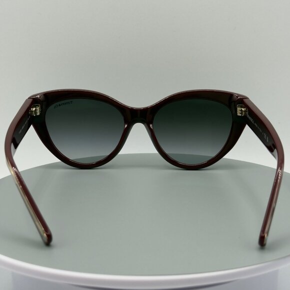 Tiffany & Co. Sunglasses TF4220 8389/3C Burgundy Cat Eye Gray Gradient Lenses - Picture 5 of 10